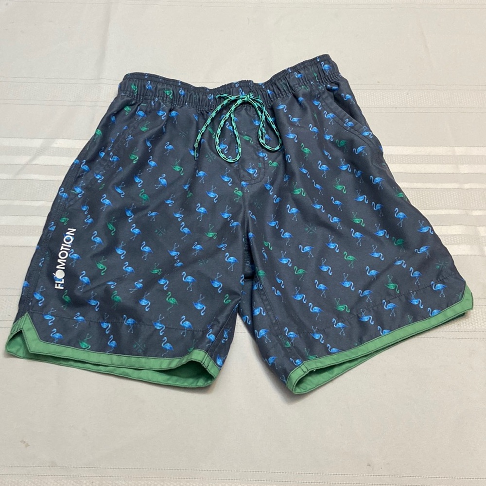 Flomotion Mens Swim Board Beach Shorts -EUC- Size S